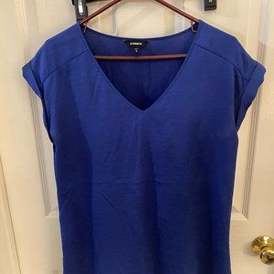 express top - womens - deep v - medium